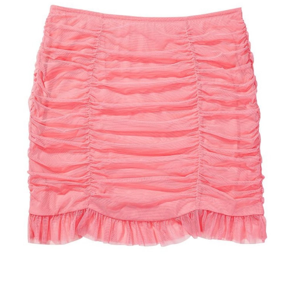 Ruched mini skirt - Picture 2 of 4